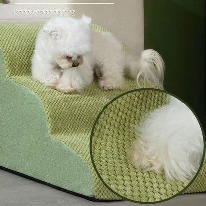 Memory Foam Pet Stairs for Dogs and Cats