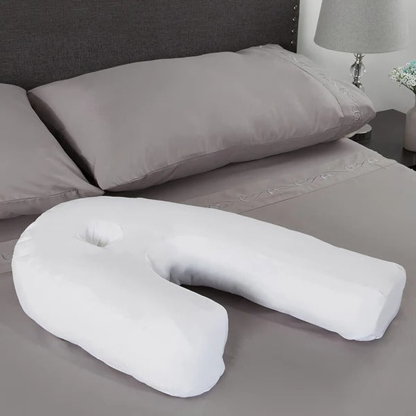 Memory Foam Side Sleeper Pillow with Ear Comfort Cutout