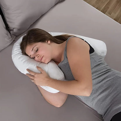 Memory Foam Side Sleeper Pillow with Ear Comfort Cutout