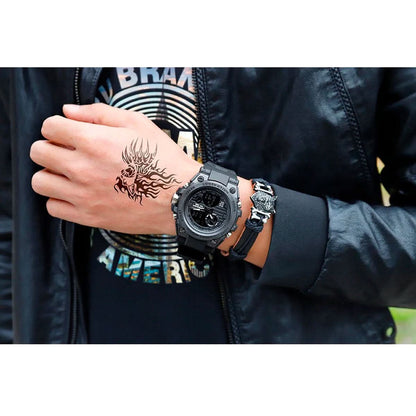 Men's Analog Digital Military Sports Watch Waterproof