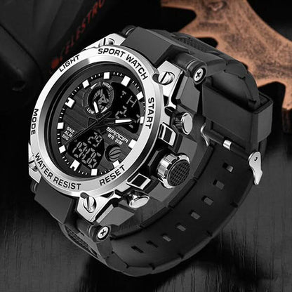 Men's Analog Digital Military Sports Watch Waterproof