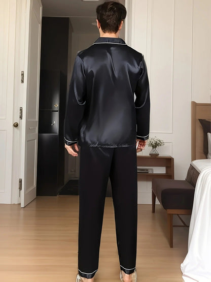 Men's Breathable Cotton Blend Pajama Set
