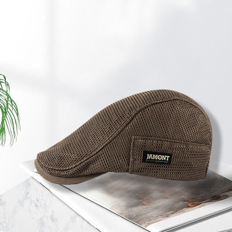 Men's Breathable Mesh Sun Hat with Adjustable Fit