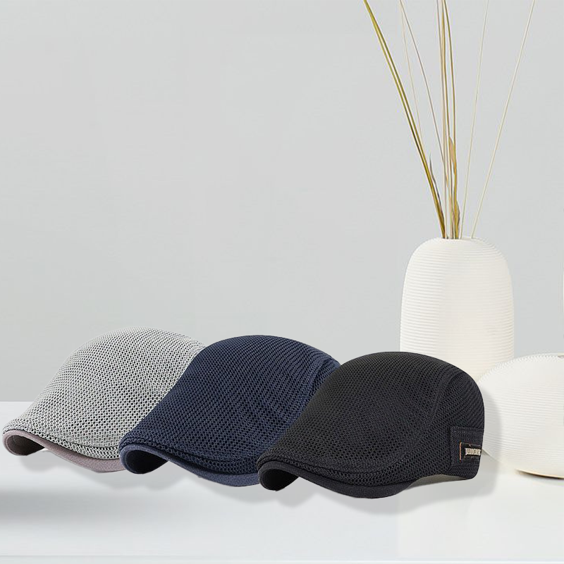 Men's Breathable Mesh Sun Hat with Adjustable Fit