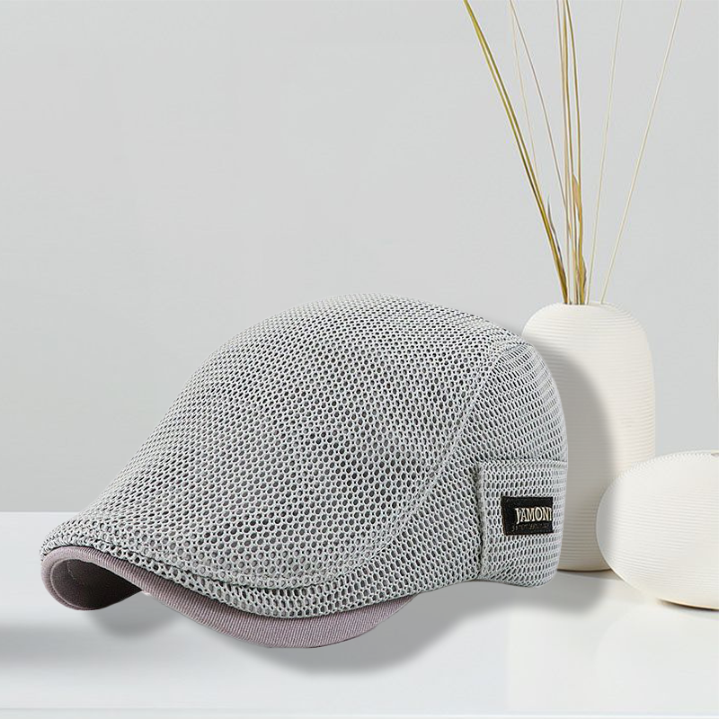 Men's Breathable Mesh Sun Hat with Adjustable Fit