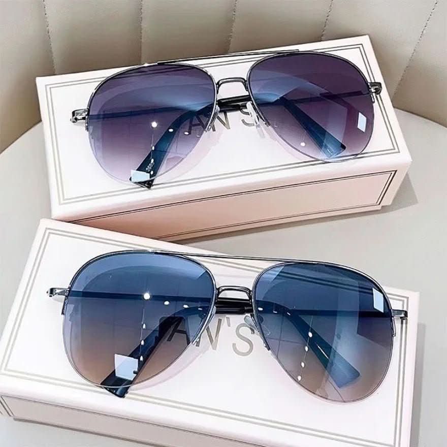 Men's Gradient Lens Pilot Sunglasses UV400