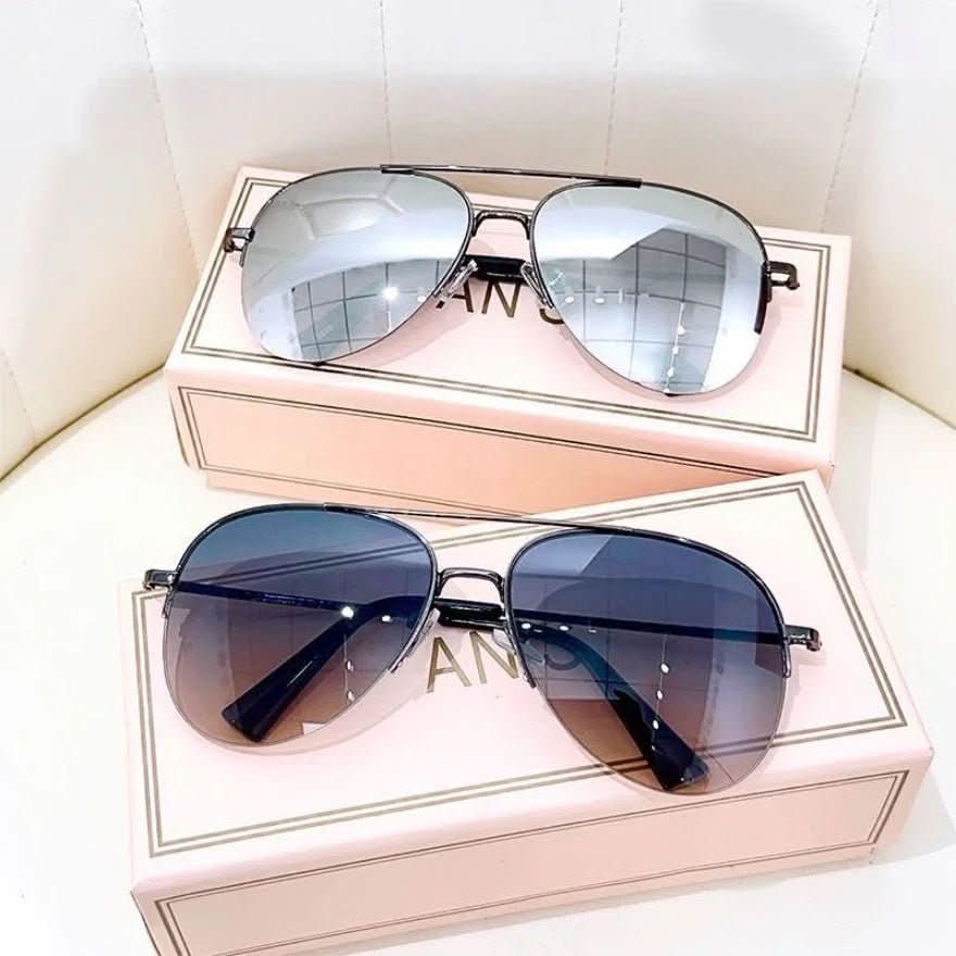 Men's Gradient Lens Pilot Sunglasses UV400
