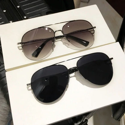 Men's Gradient Lens Pilot Sunglasses UV400