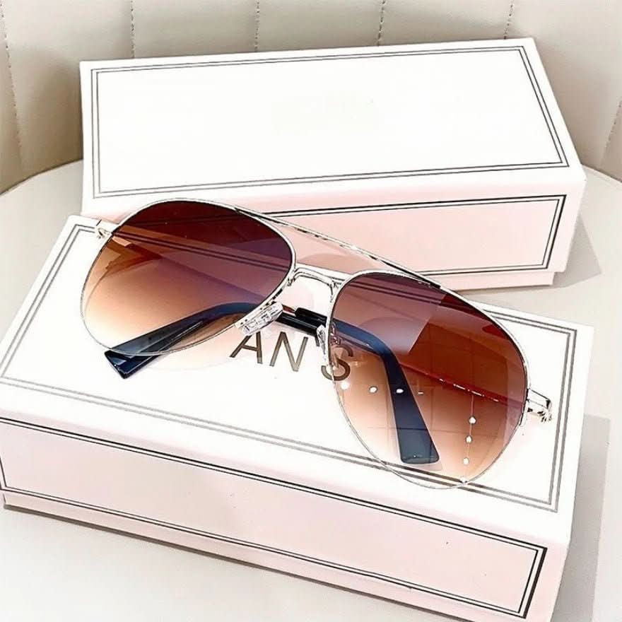 Men's Gradient Lens Pilot Sunglasses UV400