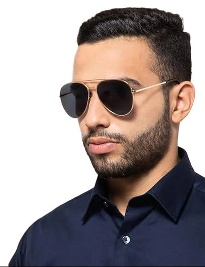 Men's Gradient Lens Pilot Sunglasses UV400