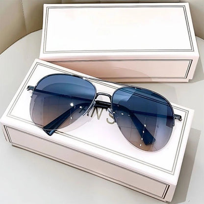 Men’s Gradient Pilot Sunglasses with UV400 Protection