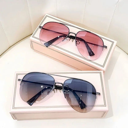 Men’s Gradient Pilot Sunglasses with UV400 Protection