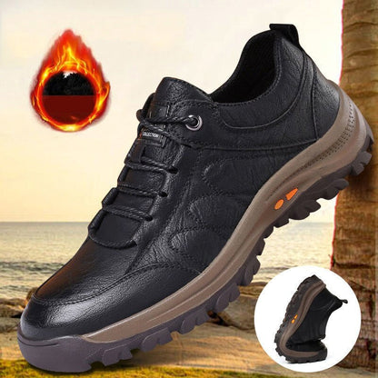 Men's Leather Comfort Shoes Arch Support Slip On
