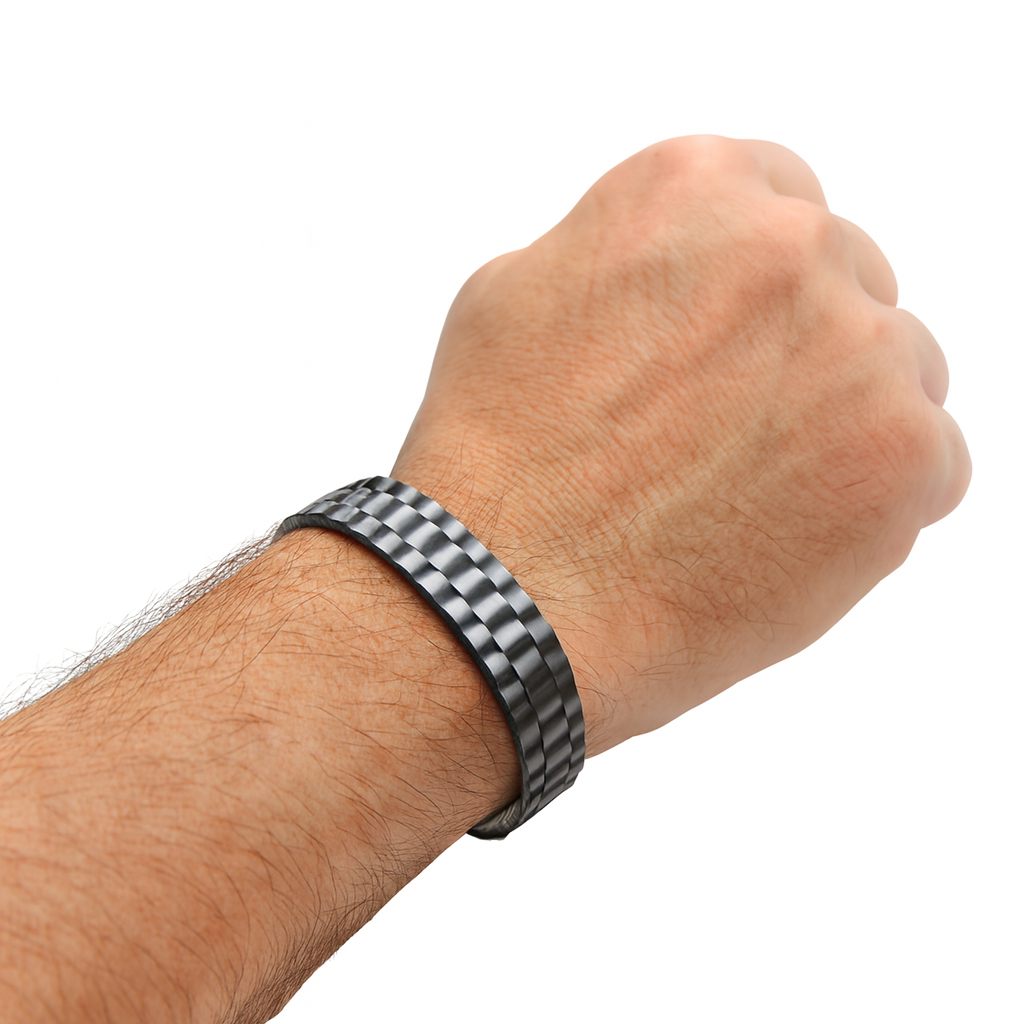 Men's Magnetic Bracelet Adjustable Stainless Steel Wristband