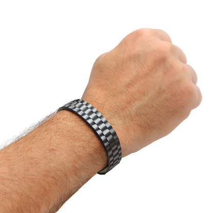 Men's Magnetic Bracelet Adjustable Stainless Steel Wristband