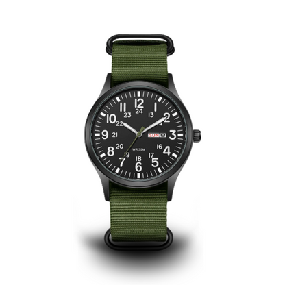 Men’s Outdoor Watch with 100m Water Resistance and Stainless Steel Case