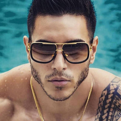 Men's Polarized UV400 Sunglasses with Lightweight Alloy Frame