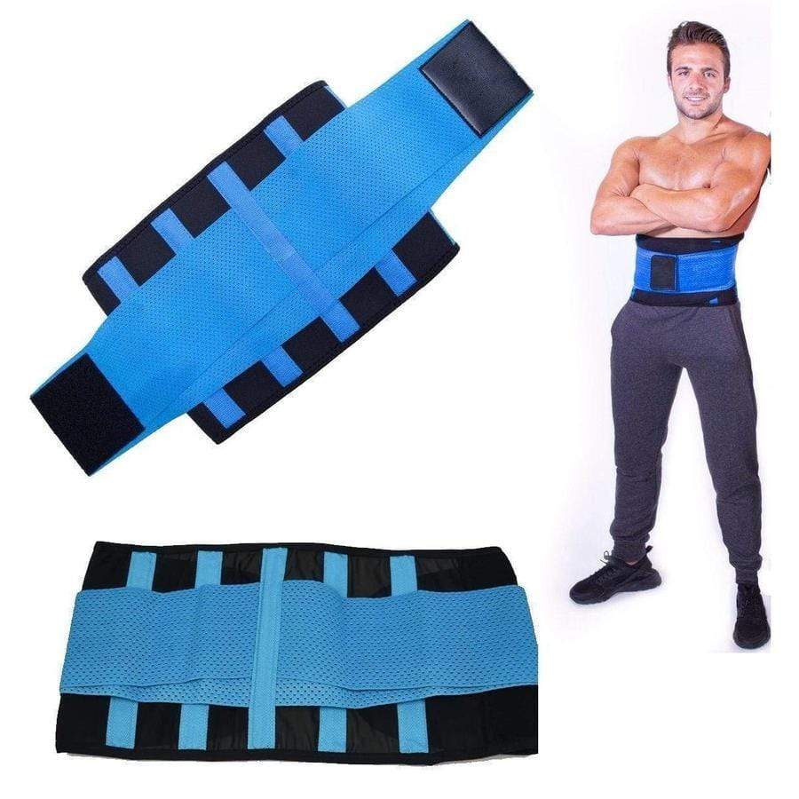 Men's Waist Trainer Sweat Belt for Workout Support and Core Compression