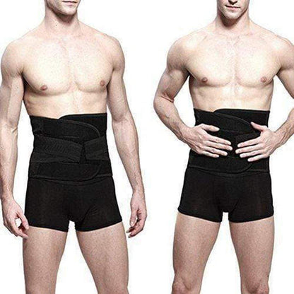 Men's Waist Trainer Sweat Belt for Workout Support and Core Compression