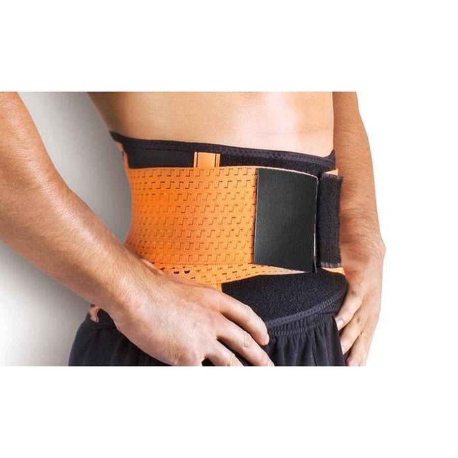 Men's Waist Trainer Sweat Belt for Workout Support and Core Compression