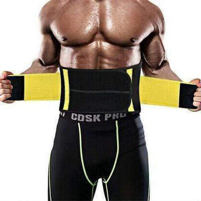 Men's Waist Trainer Sweat Belt for Workout Support and Core Compression