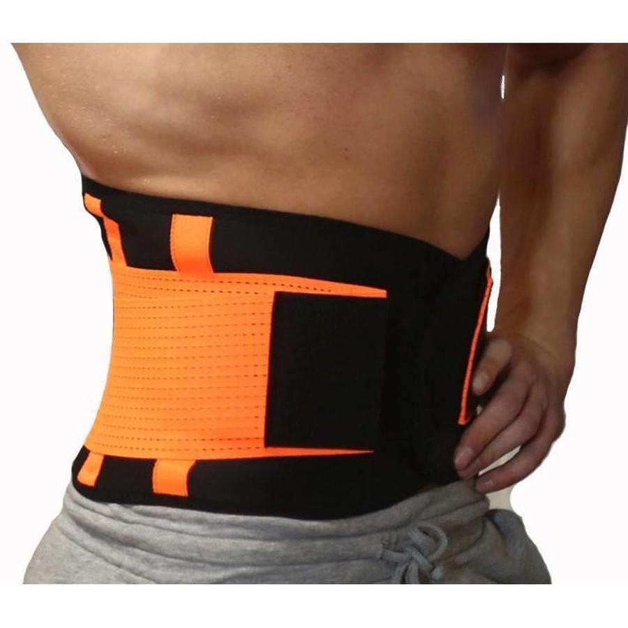 Men's Waist Trainer Sweat Belt for Workout Support and Core Compression