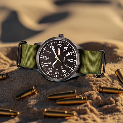 Men’s Waterproof Quartz Watch with Sapphire Crystal