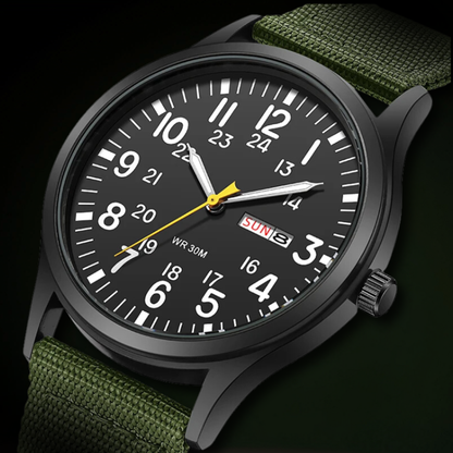 Men’s Waterproof Quartz Watch with Sapphire Crystal