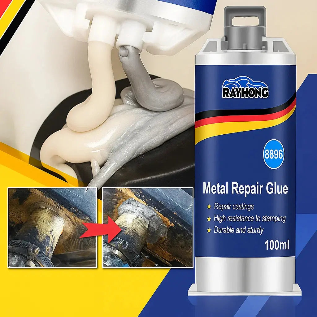Metal Repair Epoxy Adhesive Heavy Duty Two Part Bonding Glue
