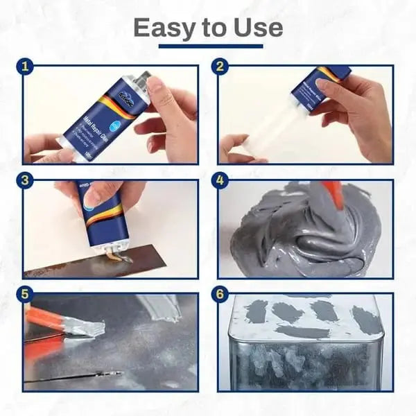 Metal Repair Epoxy Adhesive Heavy Duty Two Part Bonding Glue