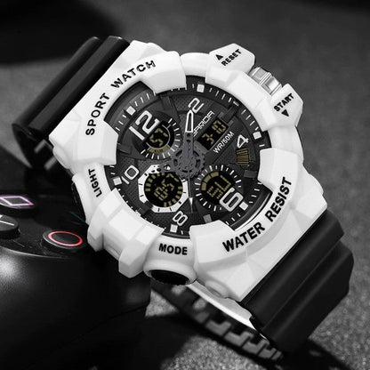 Military Waterproof Digital Sports Watch Heavy Duty Outdoor Watch