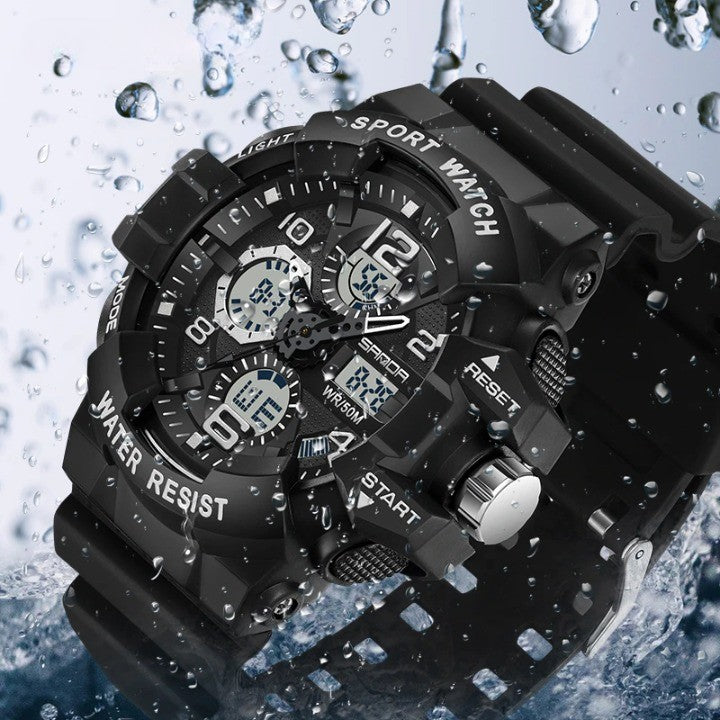 Military Waterproof Digital Sports Watch Heavy Duty Outdoor Watch