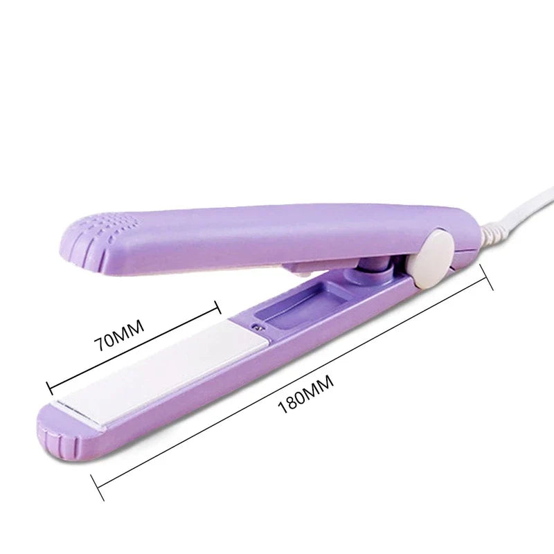 Mini Ceramic Hair Curling and Straightening Iron