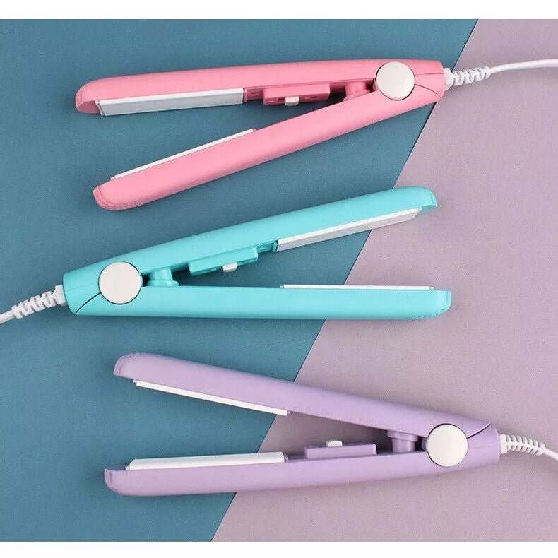 Mini Ceramic Hair Curling and Straightening Iron