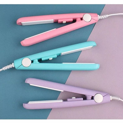 Mini Ceramic Hair Curling and Straightening Iron