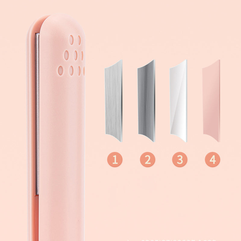 Mini Ceramic Hair Straightener and Curling Iron Travel Styling Tool