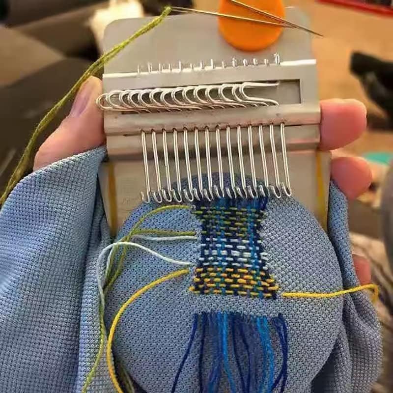 Mini Darning Loom Machine Weaving Repair Tool Sewing Loom Kit