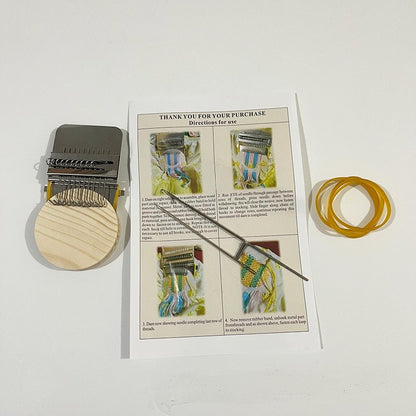 Mini Darning Loom Machine Weaving Repair Tool Sewing Loom Kit