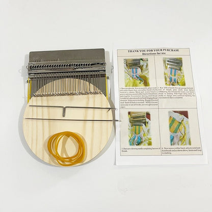 Mini Darning Loom Machine Weaving Repair Tool Sewing Loom Kit
