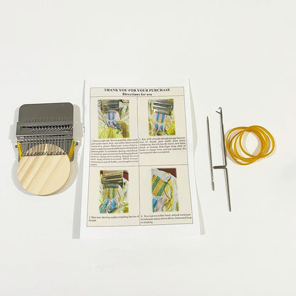 Mini Darning Loom Machine Weaving Repair Tool Sewing Loom Kit