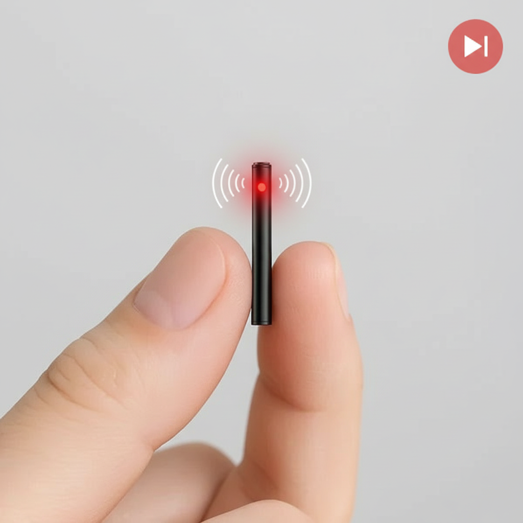 Mini Digital Voice Recorder with Voice Activation and Portable Audio Playback