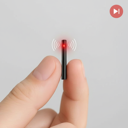 Mini Digital Voice Recorder with Voice Activation and Portable Audio Playback