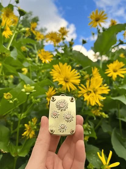 Mini Flower Press Portable Botanical Craft Kit