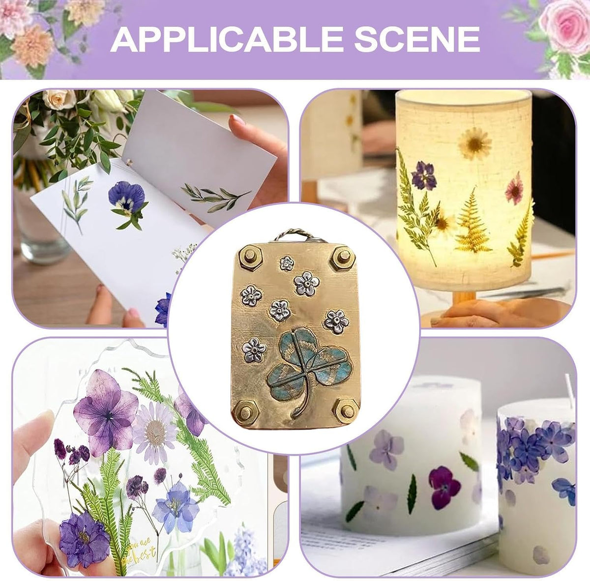 Mini Flower Press Portable Botanical Craft Kit