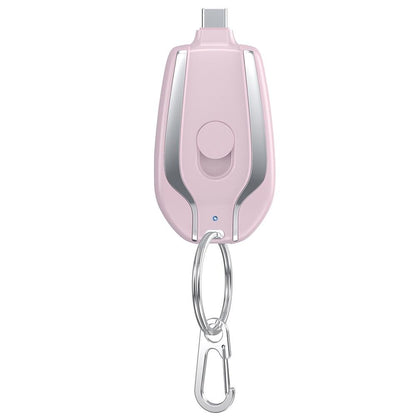 Mini Portable Power Bank with Keychain Clip