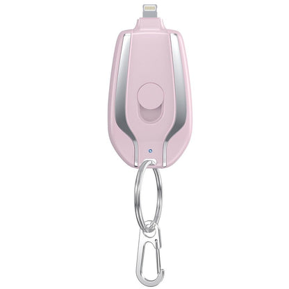 Mini Portable Power Bank with Keychain Clip