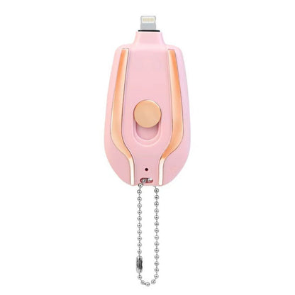 Mini Portable Power Bank with Keychain Clip