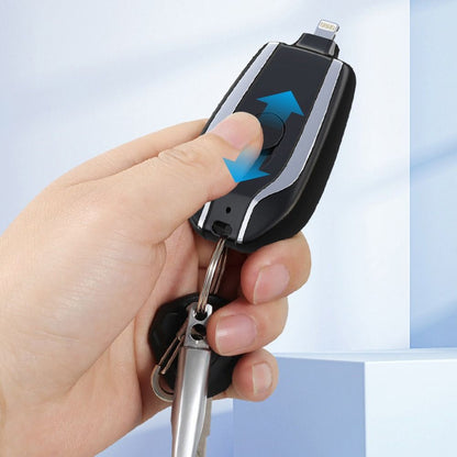 Mini Portable Power Bank with Keychain Clip