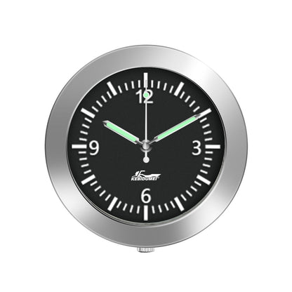 Mini Stick On Car Dashboard Quartz Clock with Luminous Display