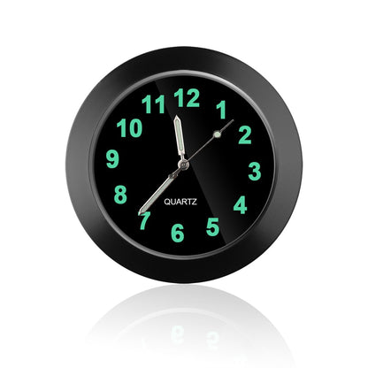 Mini Stick On Car Dashboard Quartz Clock with Luminous Display